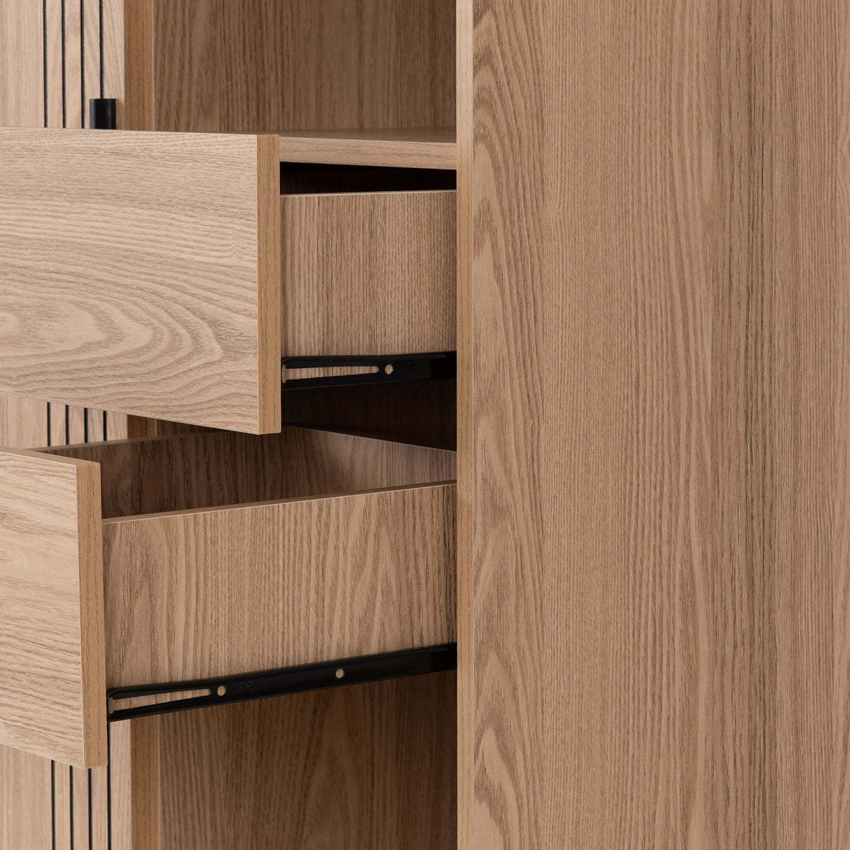Tessa 1 Door 2 Drawer Bookcase Storage Cupboard