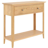 Saxon 1 Drawer Open Shelf Console Table
