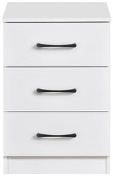 Paddington 3 Drawer Bedside Table