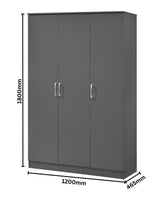Highbury 3 Door Triple Wardrobe