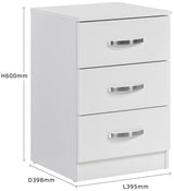 Paddington 7 Drawer Chest 3 Piece Bedroom Set