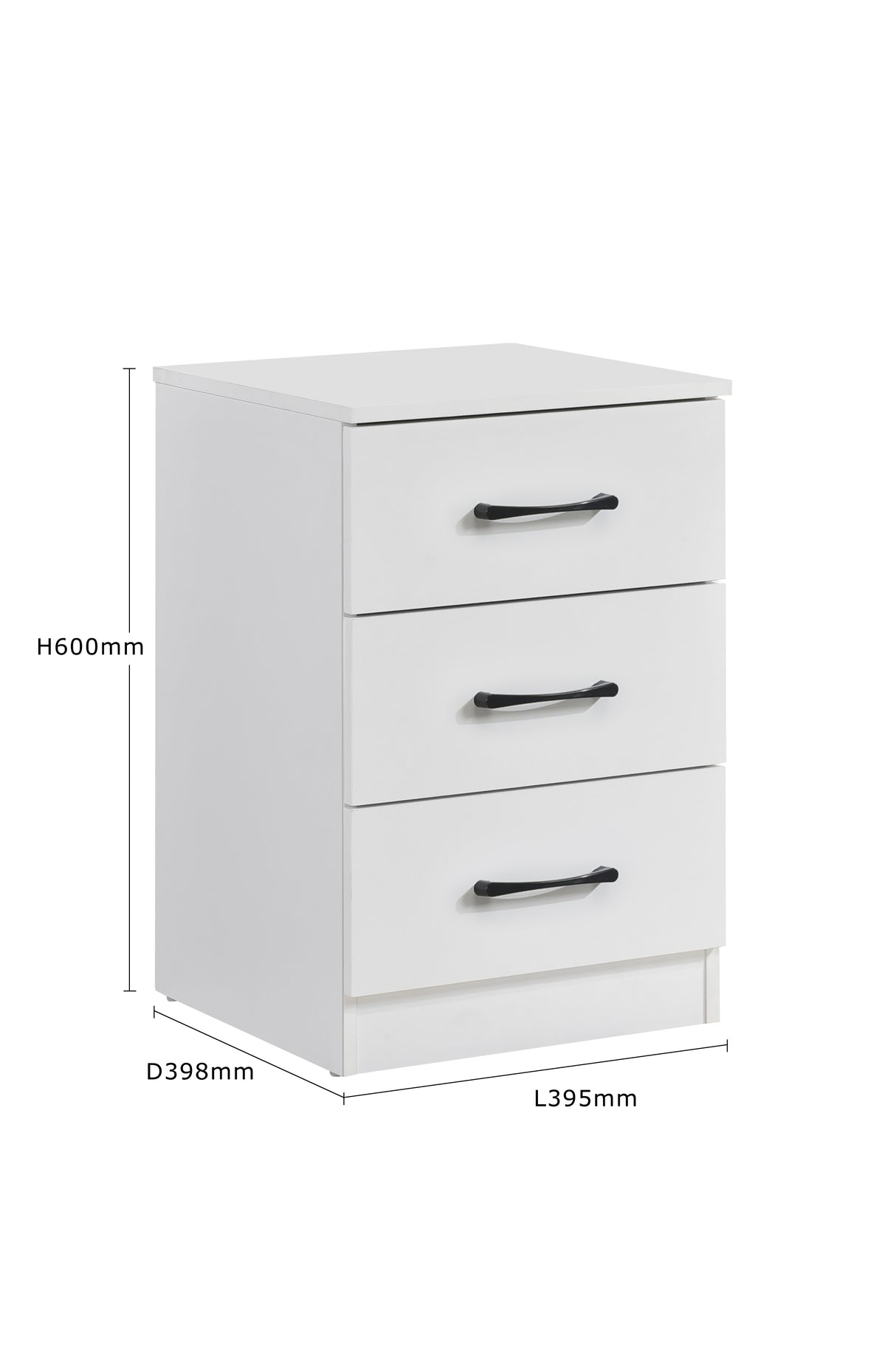 Paddington 7 Drawer Chest 3 Piece Bedroom Set