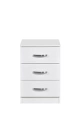 Paddington 3 Door Wardrobe & 7 Drawer Chest 4 Piece Bedroom Set