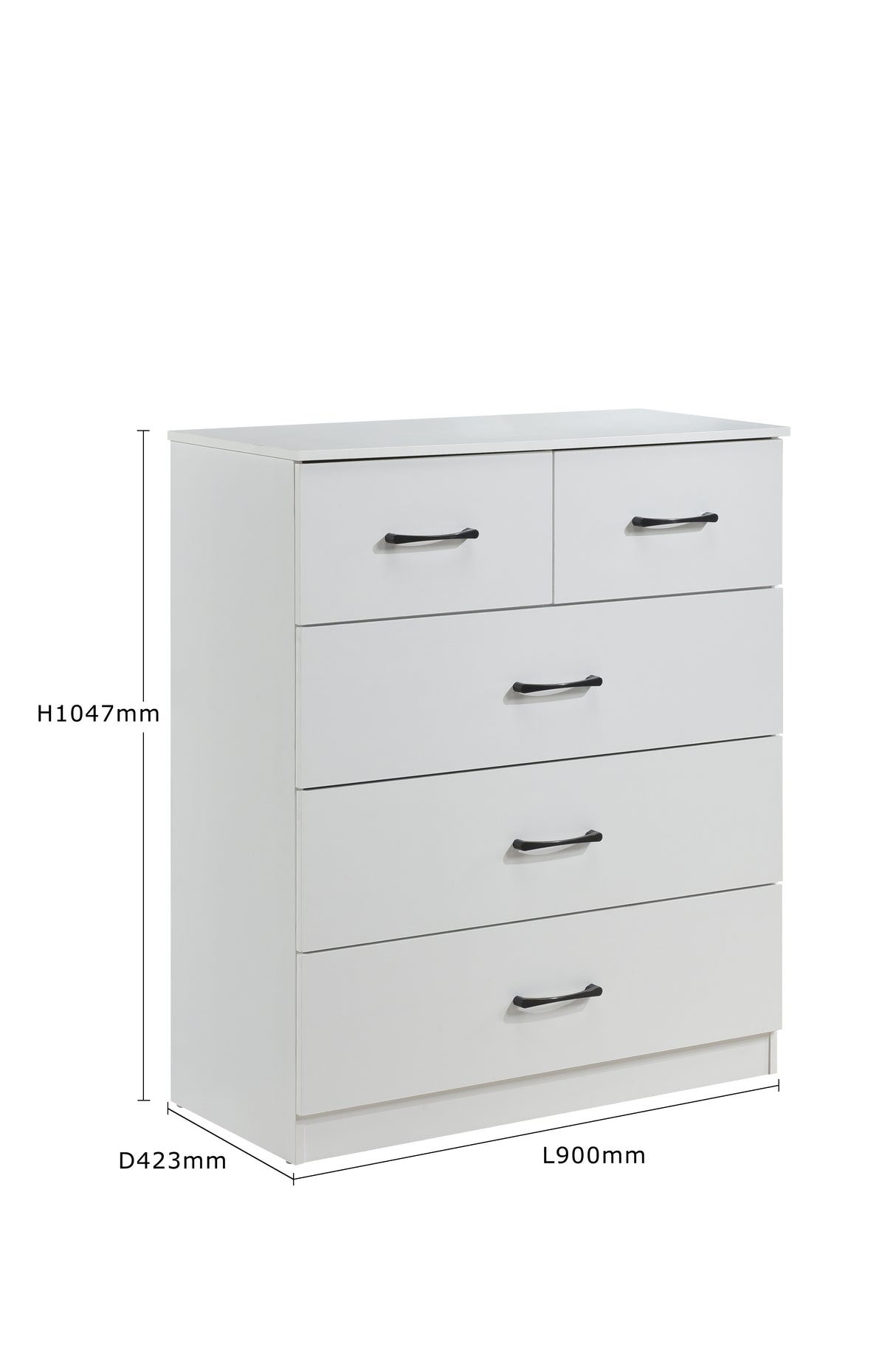 Paddington 4 Door Wardrobe & 3+2 Drawer Chest 4 Piece Bedroom Set