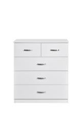 Paddington 4 Door Wardrobe & 3+2 Drawer Chest 4 Piece Bedroom Set