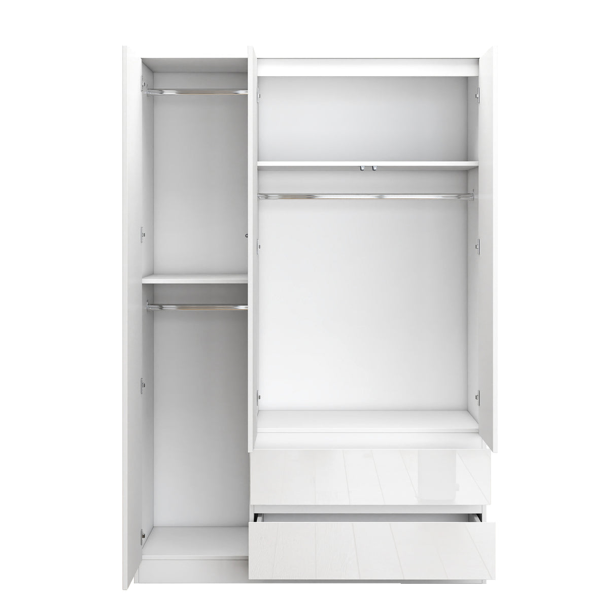 Soho 3 Door Wardrobe, 4 Drawer Chest & Bedside Tables 4 Piece Bedroom Set