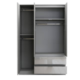 Soho 3 Door Wardrobe, 4 Drawer Chest & Bedside Tables 4 Piece Bedroom Set