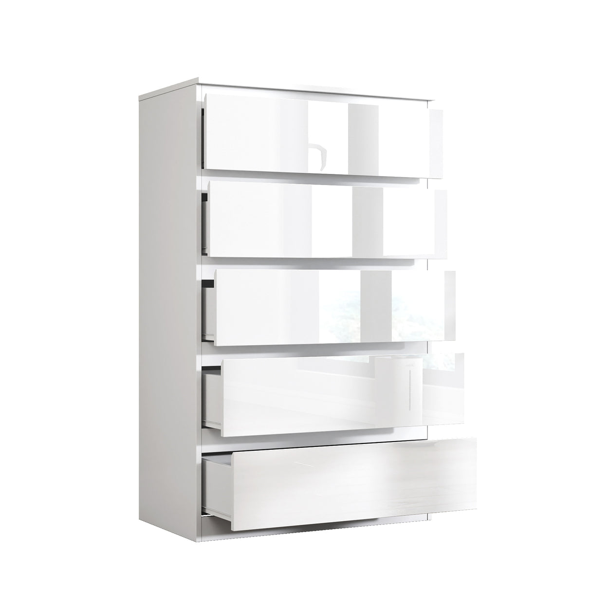 Soho 2 Door Wardrobe, 5 Drawer Chest & Bedside Tables 4 Piece Bedroom Set