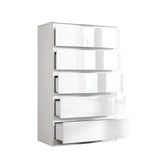 Soho 2 Door Wardrobe, 5 Drawer Chest & Bedside Tables 4 Piece Bedroom Set