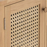 Cypress 2 Door 3 Drawer Large Rattan Sideboard