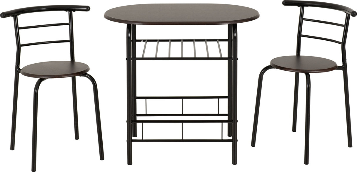 Space saving dining table and chairs for small kitchens