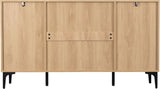 Miami Ridged 2 Door 3 Drawer Fluted Sideboard