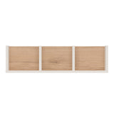 4KIDS Oak and White Sectioned Shelf