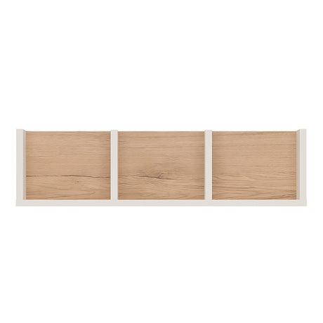 4KIDS Oak and White Sectioned Shelf