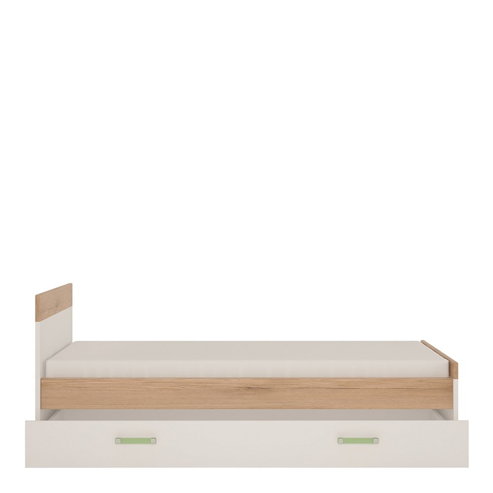 4KIDS Bed with an Underbed Drawer with Handles