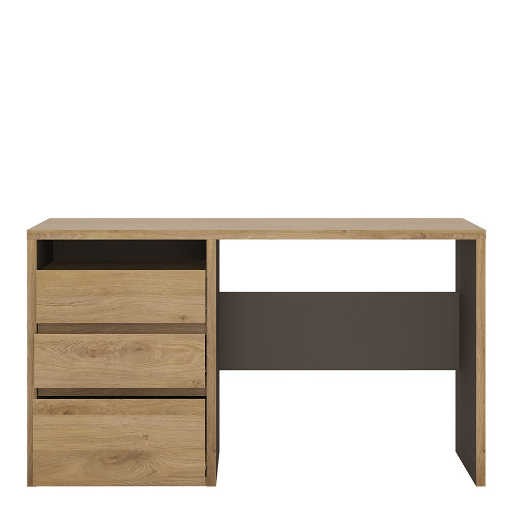 Shetland Oak and Grey Desk