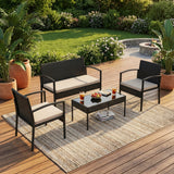 Cedar 4 Piece Garden Furniture Set