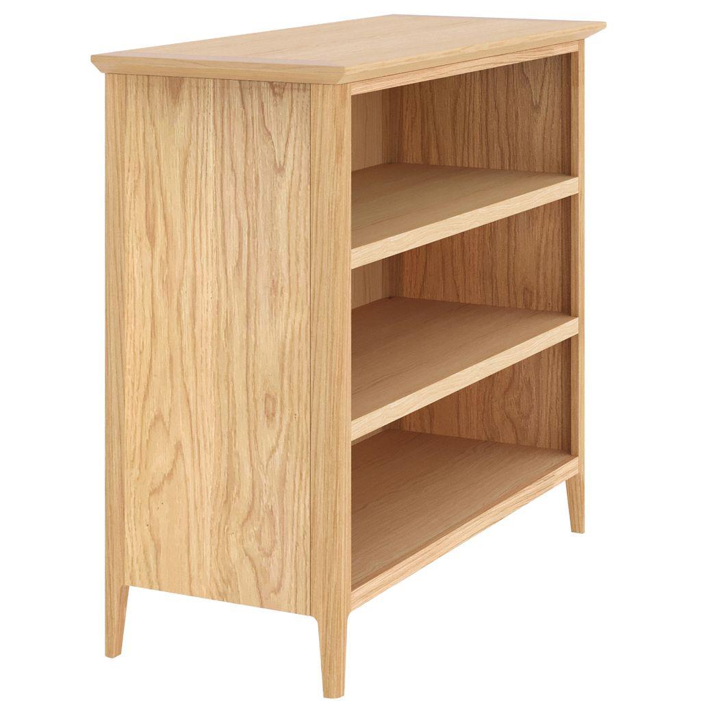 Saxon 3 Shelf Low Bookcase