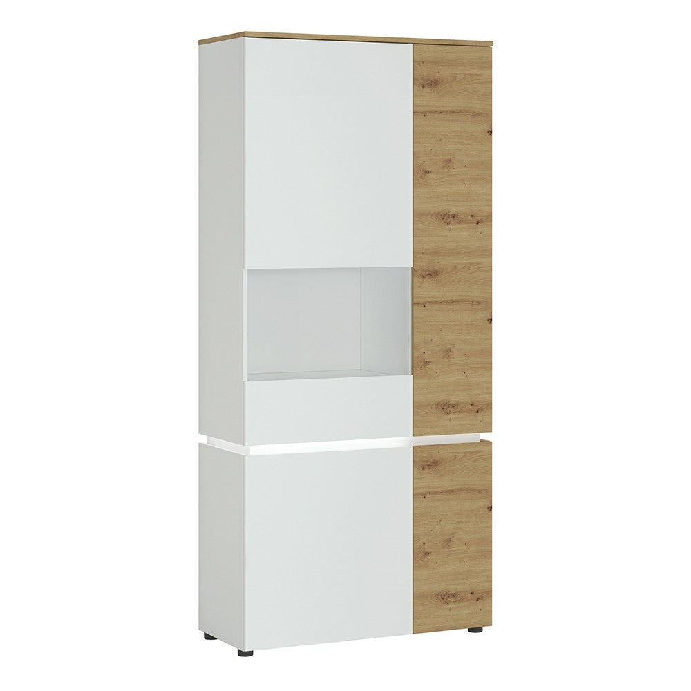 Luci 4 Door Tall Display Cabinet LH (including LED lighting)