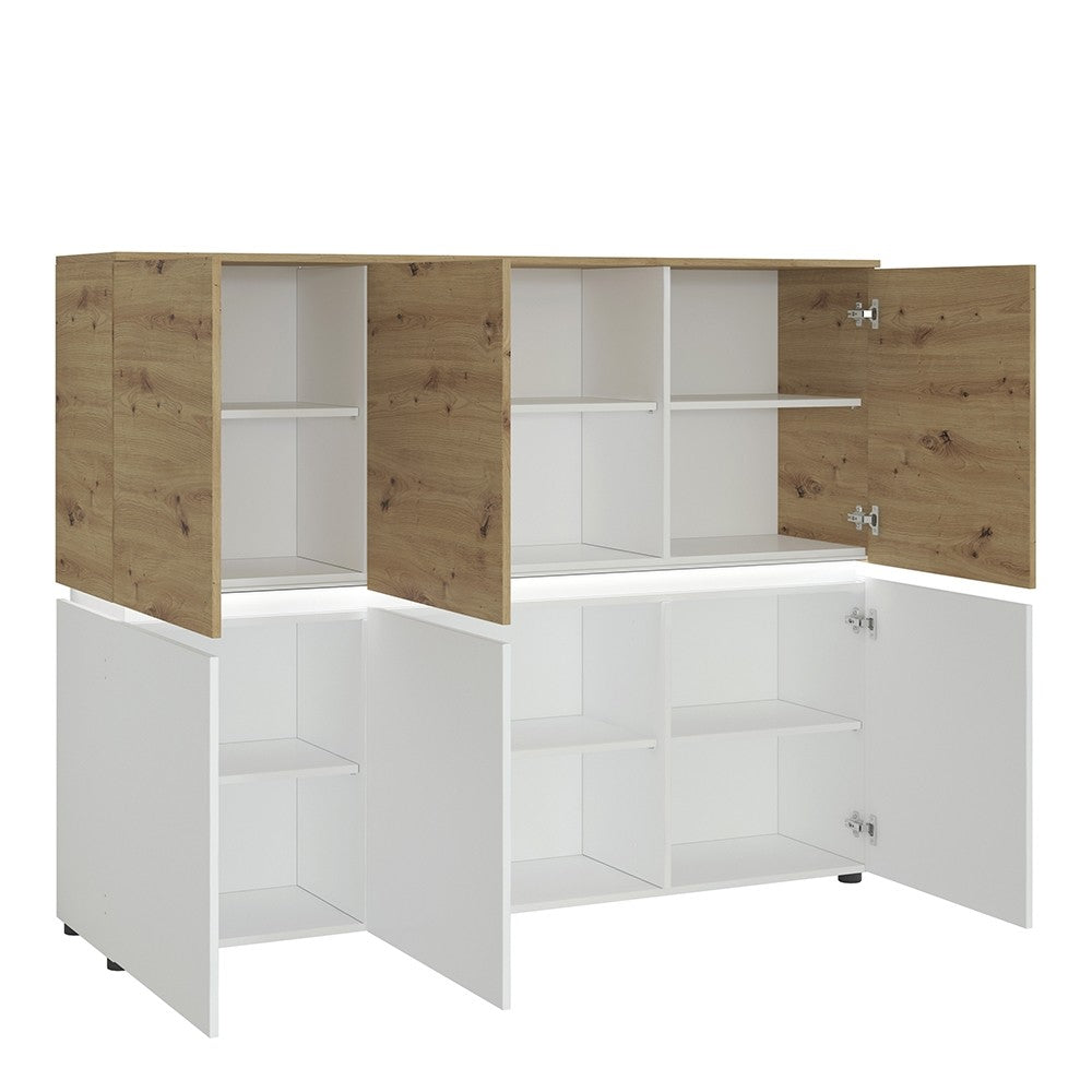 Luci 6 Door Cabinet (including LED lighting)