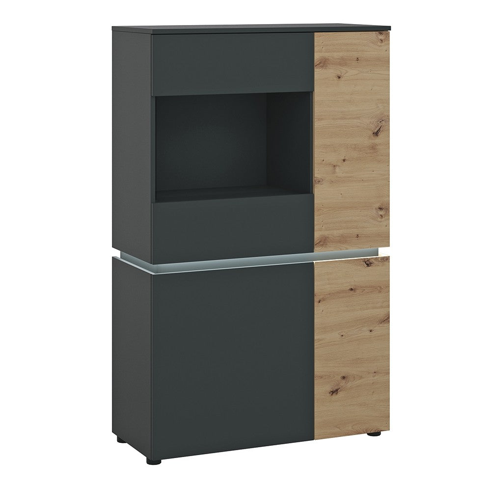 Luci 4 Door Low Display Cabinet (including LED lighting)