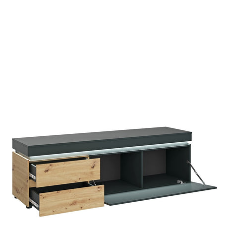 Luci TV Unit (1 Door 2 Drawer 180cm) (including LED lighting)