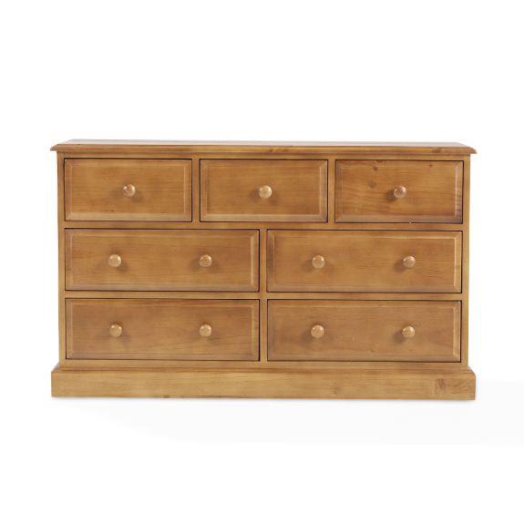 Maple 4+3 Drawer Chest of Drawers