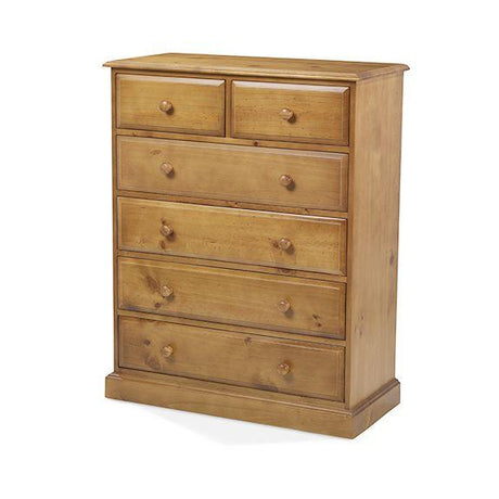 Maple 6 Drawer Tall Chest of Drawers