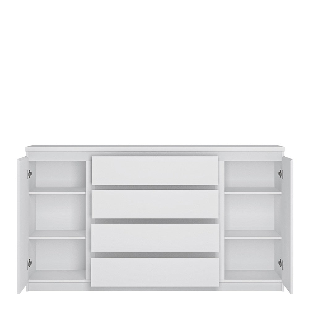 Fribo Wide Sideboard with 2 Doors and 4 Drawers