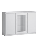 Fribo 3 Door Sideboard with Glazed Centre