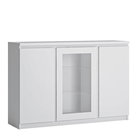 Fribo 3 Door Sideboard with Glazed Centre