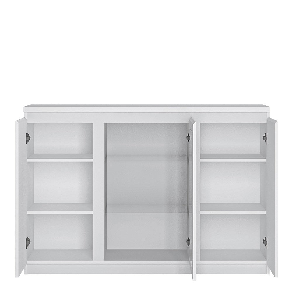 Fribo 3 Door Sideboard with Glazed Centre