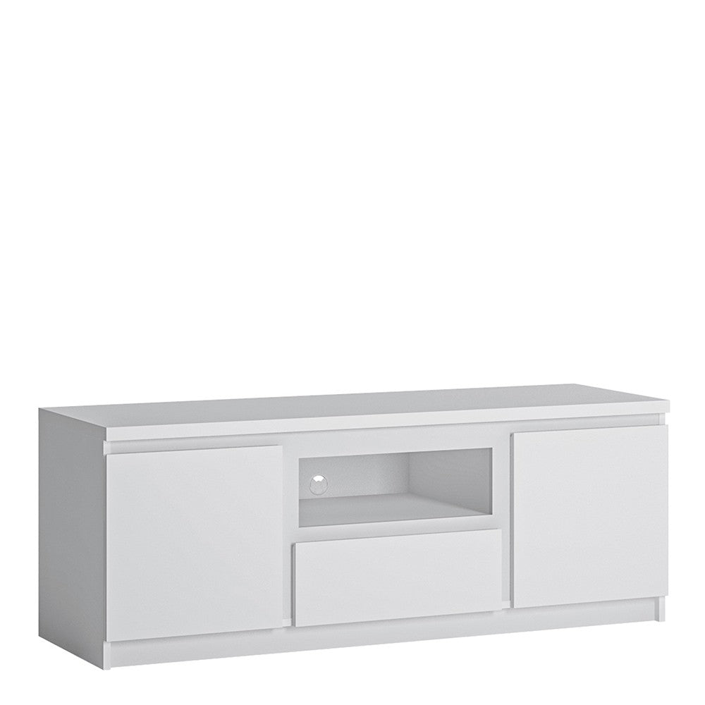 Fribo Small TV Cabinet with 2 Doors and 1 Drawers