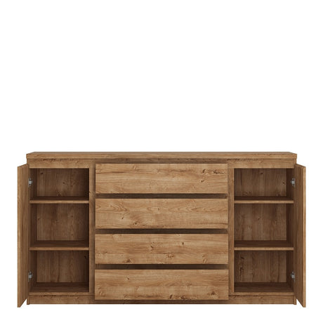 Fribo Wide Sideboard with 2 Doors and 4 Drawers