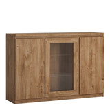 Fribo 3 Door Sideboard with Glazed Centre