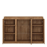 Fribo 3 Door Sideboard with Glazed Centre