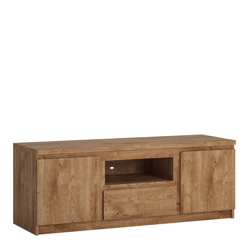 Fribo Small TV Cabinet with 2 Doors and 1 Drawers