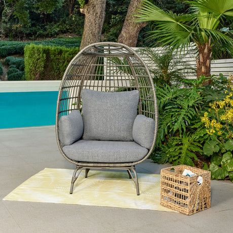 Antalya PE Rattan Egg Garden Chair