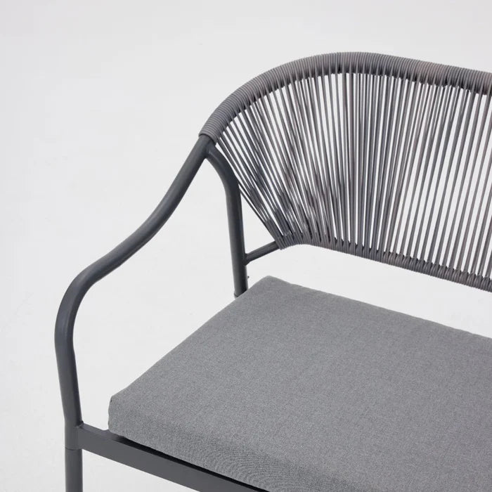 Sona 4 Piece Rattan Rope Garden Lounge Set with Cover