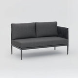 Serena Rattan Rope Corner Sofa and Rising Table Garden Set with Cover