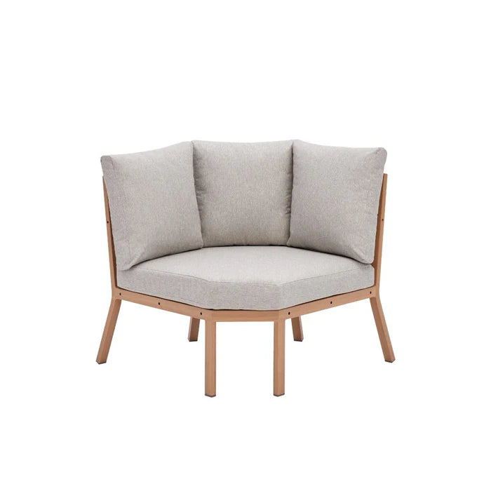 Bora 4 Piece Garden Dining Set with Corner Sofa