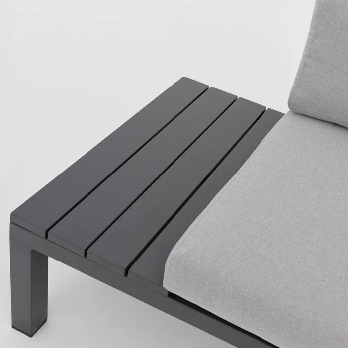 Bahia U-Shape Sofa and Rising Table Garden Set with Cover
