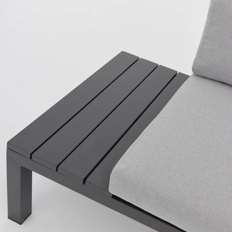 Bahia U-Shape Sofa and Rising Table Garden Set with Cover