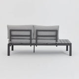 Bahia L-Shape Sofa and Firepit Table with Cover