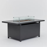 Bahia L-Shape Sofa and Firepit Table with Cover