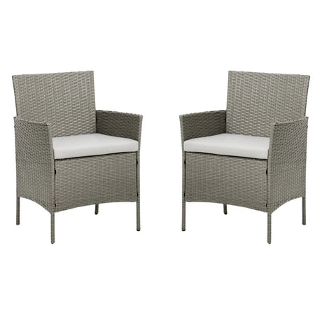 Newport Pair of Rattan Garden Chairs with Cover