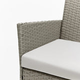 Newport Pair of Rattan Garden Chairs with Cover