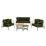 Lyon 6 Piece Sofa and Nesting Coffee Table Set with Cover