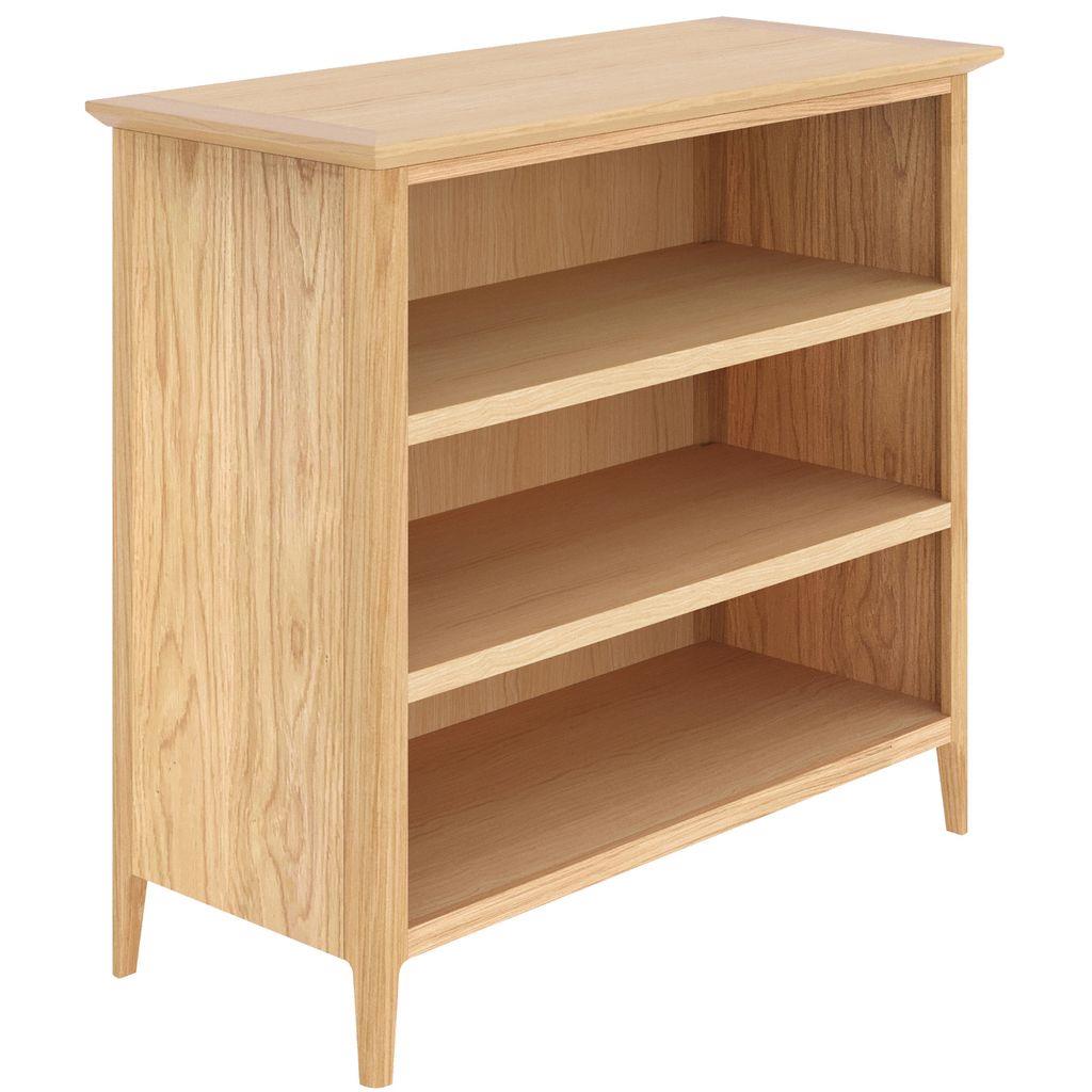 Saxon 3 Shelf Low Bookcase