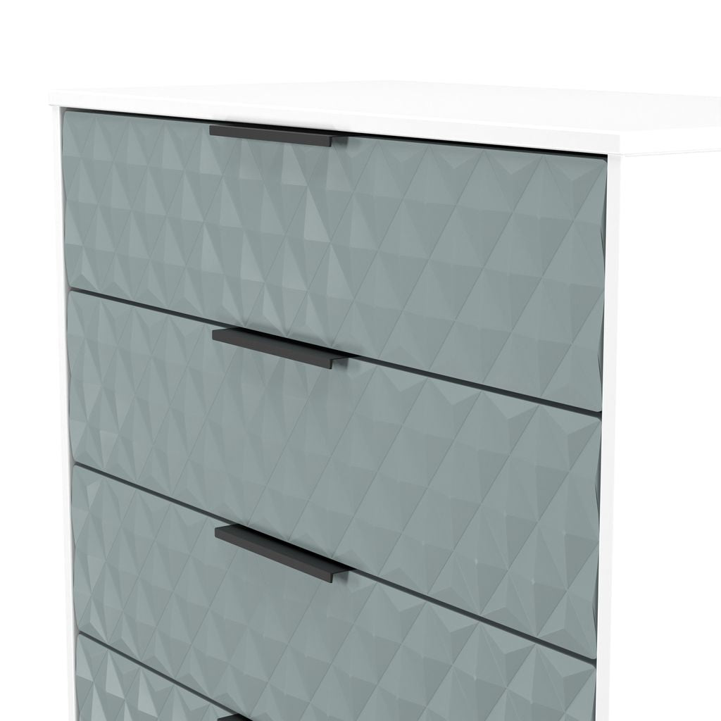 Harlequin 4 Drawer Chest with Black Hairpin Legs
